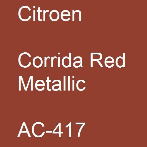Citroen, Corrida Red Metallic, AC-417.